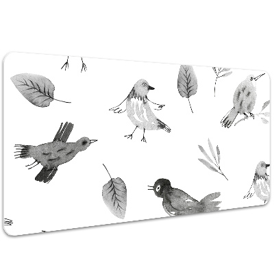 Full desk mat drawn birds