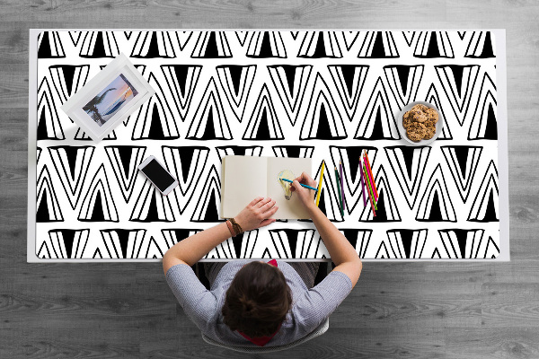 Desk mat Triangles pattern Boho