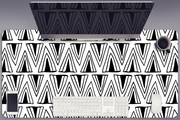 Desk mat Triangles pattern Boho