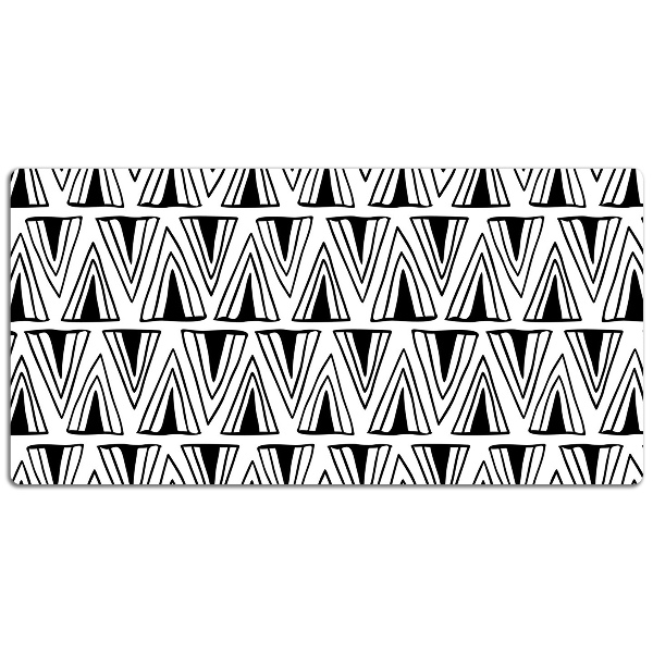 Desk mat Triangles pattern Boho
