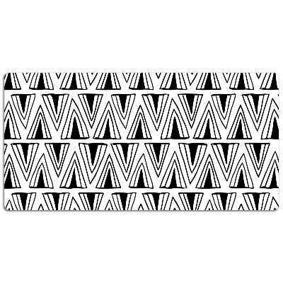 Desk mat Triangles pattern Boho
