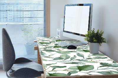 Desk mat eucalyptus leaves