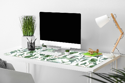 Desk mat eucalyptus leaves