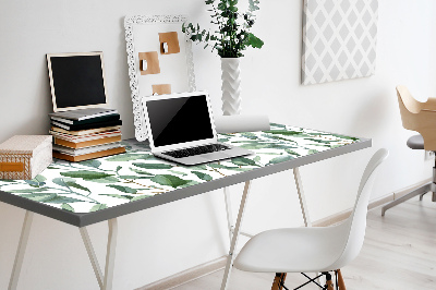 Desk mat eucalyptus leaves