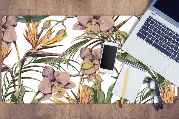 Full desk pad Botanical leaves
