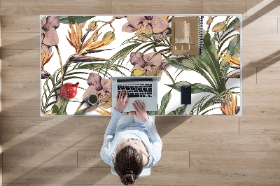 Full desk pad Botanical leaves