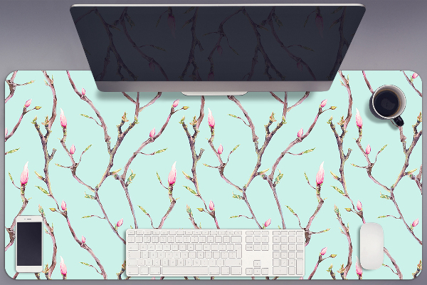 Desk mat Branches and buds