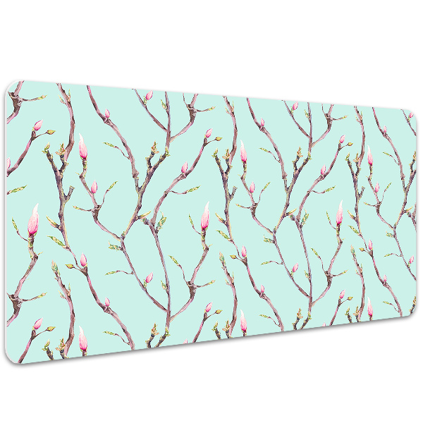 Desk mat Branches and buds