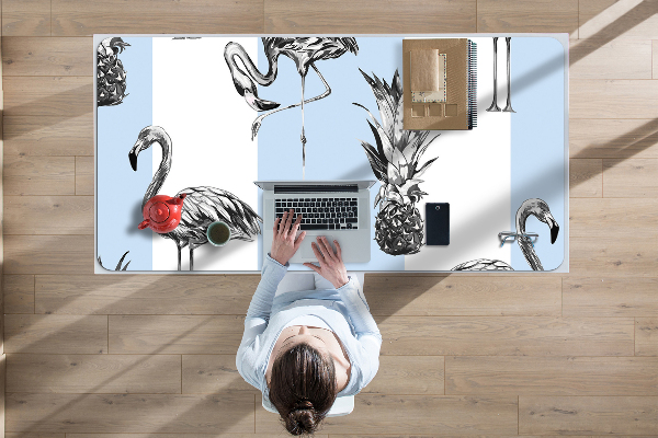 Full desk protector Flaming and pineapple
