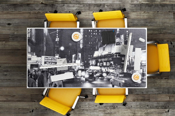 Large desk mat for children broadway