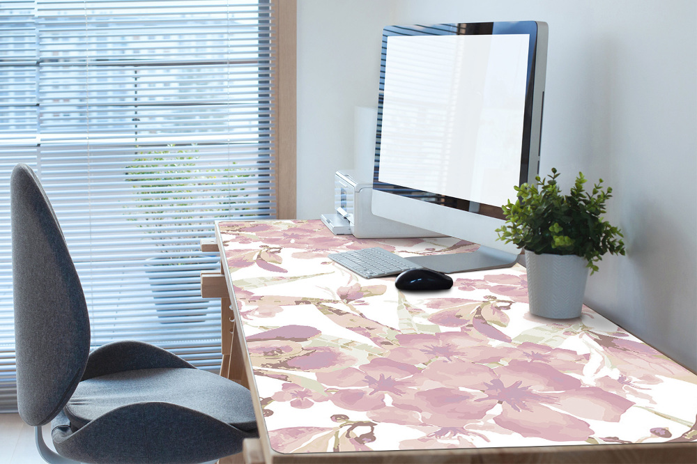 Pale pink deals desk