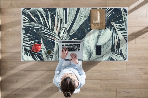 Full desk pad exotic leaves