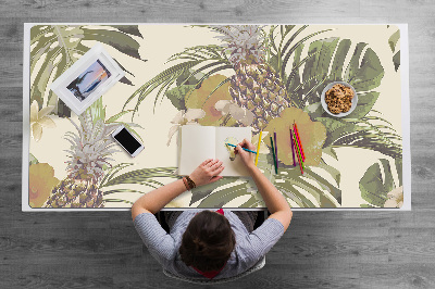 Large desk mat for children pineapples