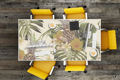 Large desk mat for children pineapples