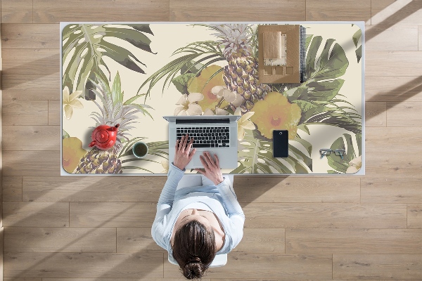 Large desk mat for children pineapples