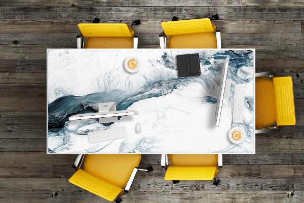 Full desk pad Winter abstraction