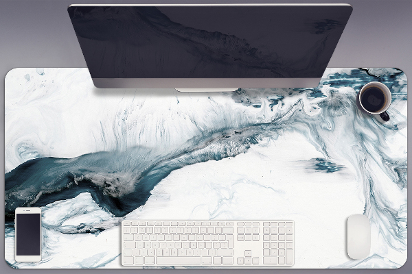 Full desk pad Winter abstraction