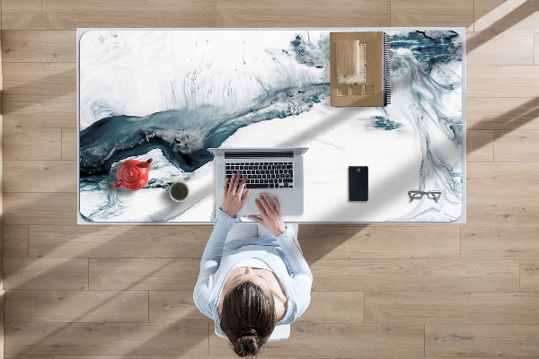 Full desk pad Winter abstraction