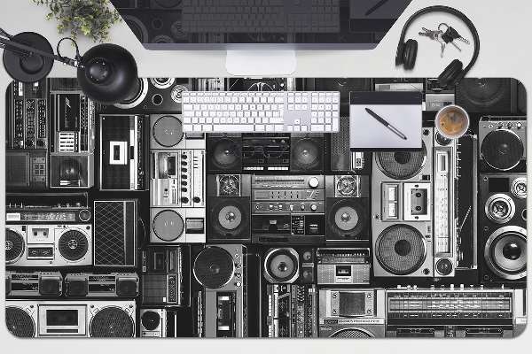 Desk mat Old school boombox