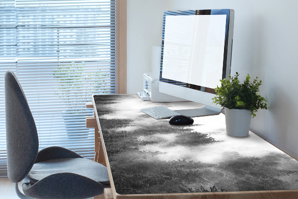 Large desk mat for children misty forest
