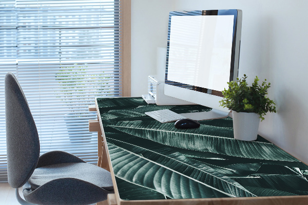 Full desk pad exotic leaves