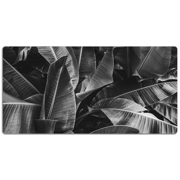 Large desk mat for children large leaves