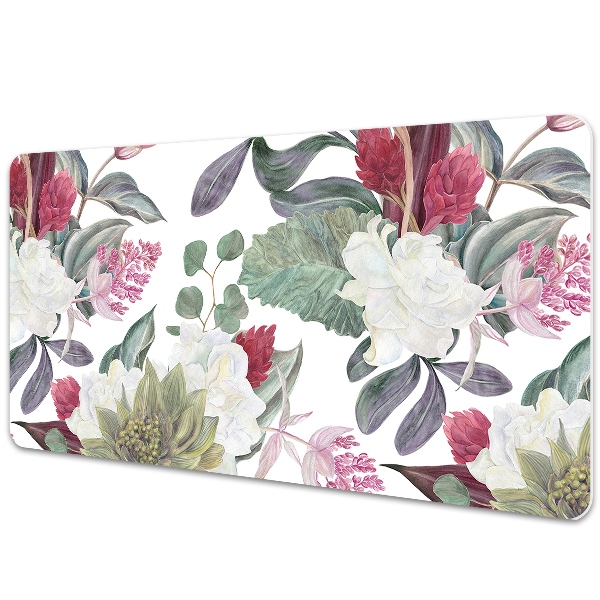 Desk pad Colorful flowers