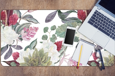 Desk pad Colorful flowers