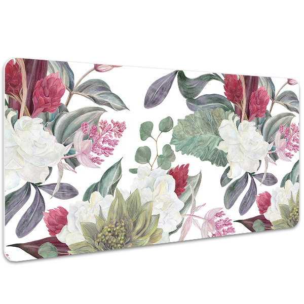Desk pad Colorful flowers