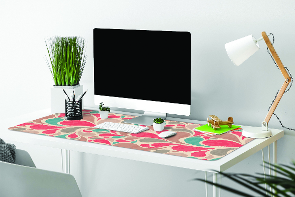 Full desk mat colorful teardrops
