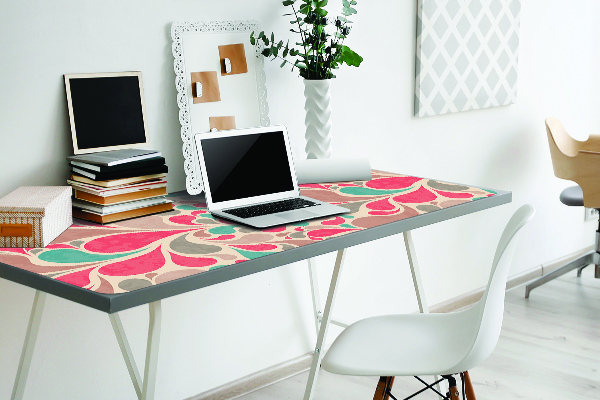 Full desk mat colorful teardrops