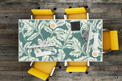 Full desk mat elegant leaf