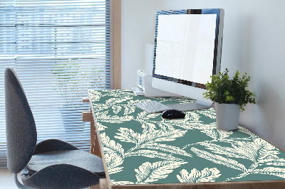 Full desk mat elegant leaf