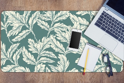 Full desk mat elegant leaf