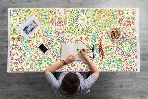 Desk pad Moroccan pattern