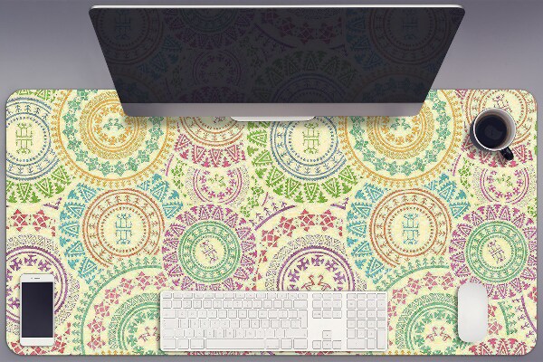 Desk pad Moroccan pattern