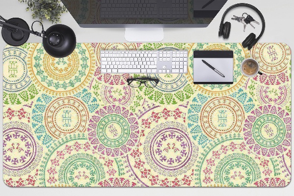 Desk pad Moroccan pattern