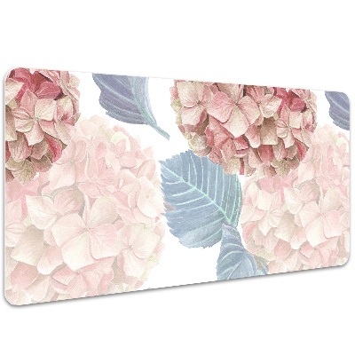 Large desk mat for children Hydrangea