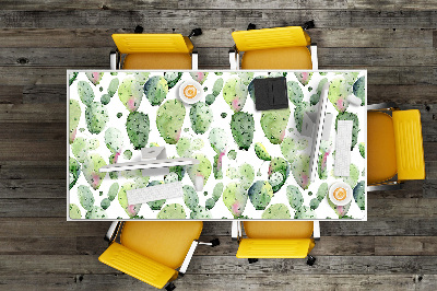 Desk mat tropical cacti