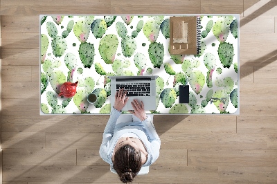 Desk mat tropical cacti