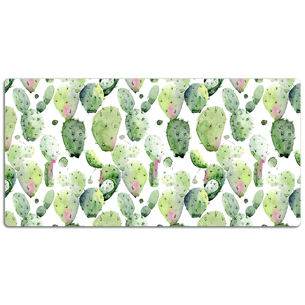 Desk mat tropical cacti