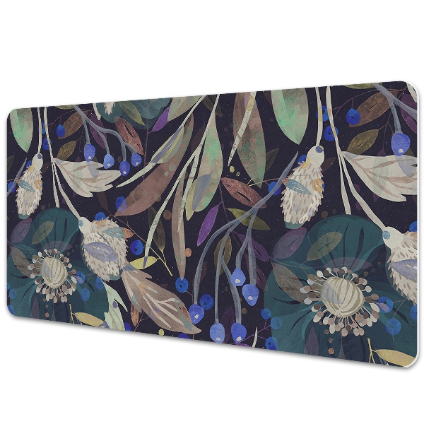 Desk pad botanical pattern