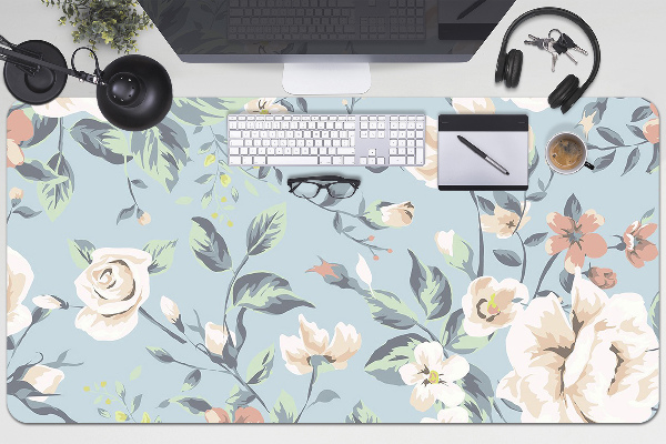 Desk mat Flowers vintage style