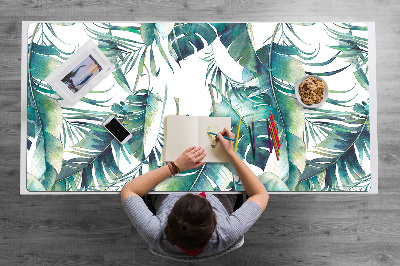 Full desk mat palm leaves