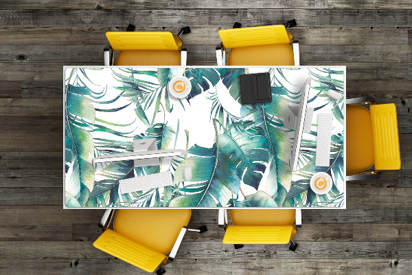Full desk mat palm leaves