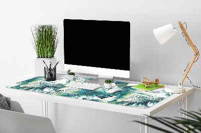 Full desk mat palm leaves