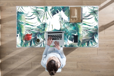 Full desk mat palm leaves