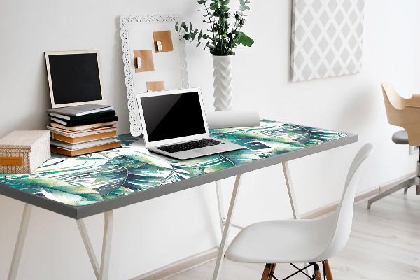 Full desk mat palm leaves