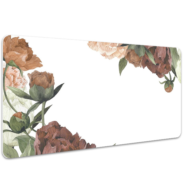 Desk pad Vintage Peonies