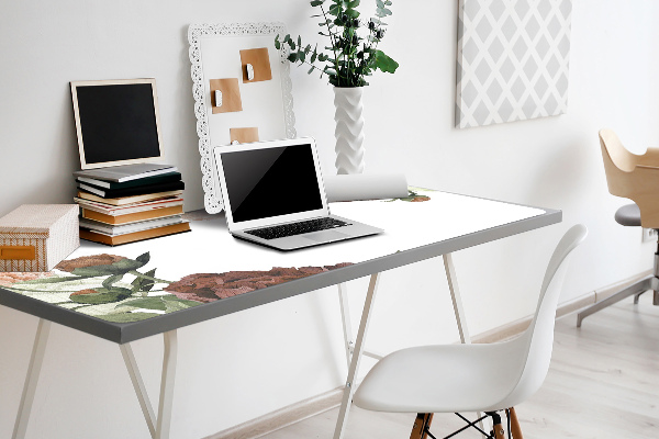 Desk pad Vintage Peonies
